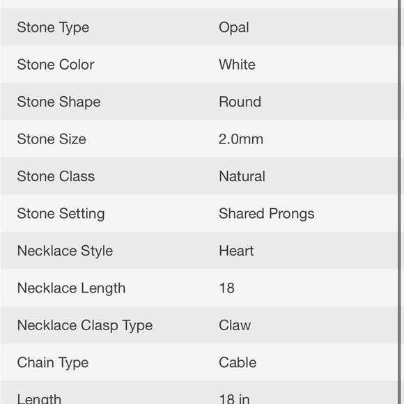 Iridescent Opal Open heart Pendant - Picture 3 of 6